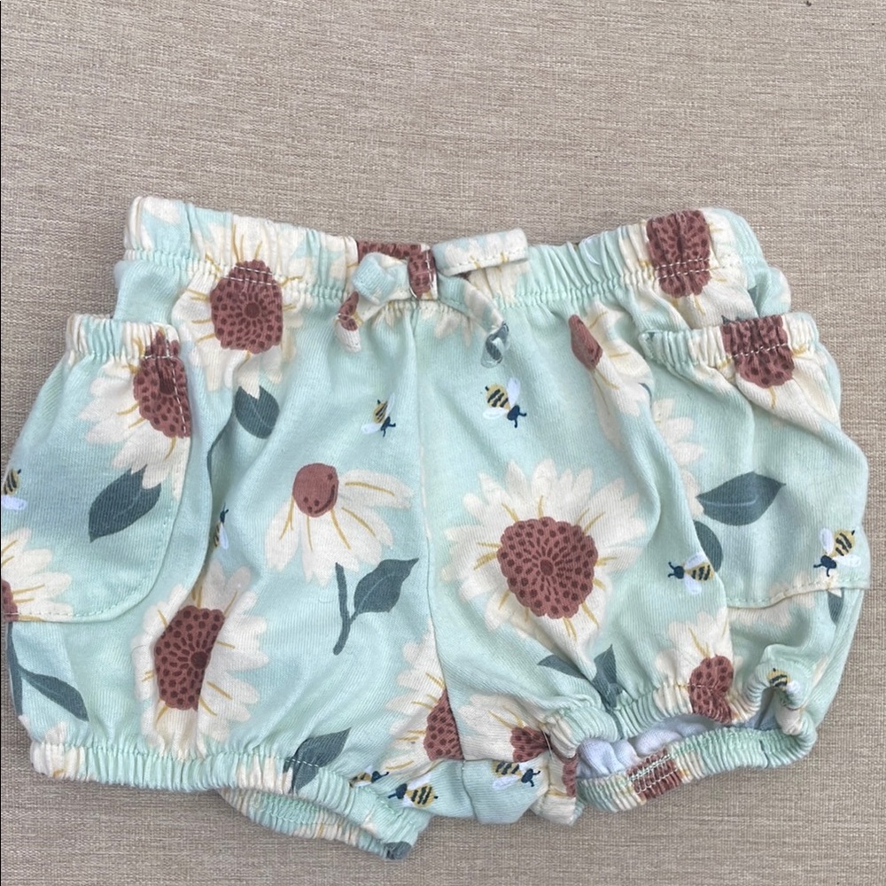 Sunflower Print Kids Bloomers